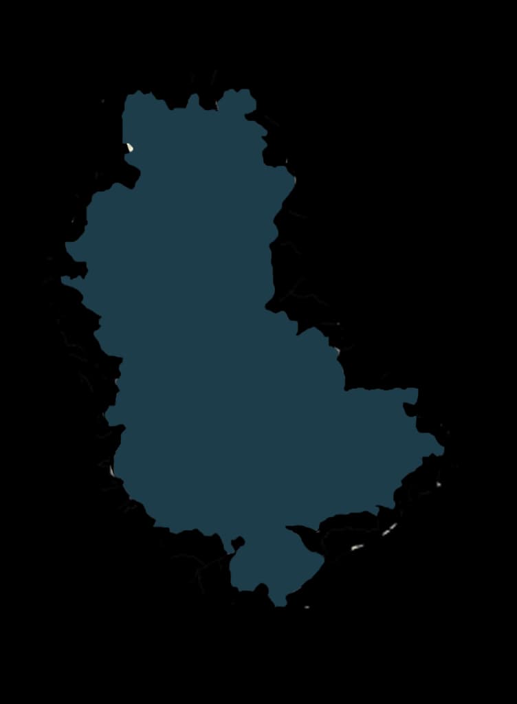 Carte du département du Rhône